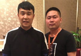 广州新时代与明星合影